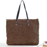 Rope Knitting Beach Shoulder Bag