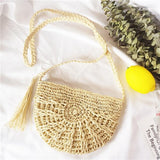 Rope Knitting Beach Shoulder Bag