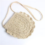 Rope Knitting Beach Shoulder Bag