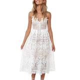 V-Neck Sexy Lace Dress
