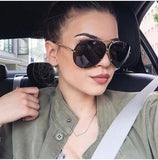 Rimless Big Sunglasses