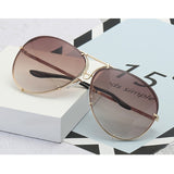 Rimless Big Sunglasses