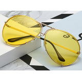 Rimless Big Sunglasses