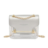 Elegant Transparent Shoulder Bag