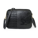 Embossed Decor Shoulder Bag