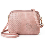 Embossed Decor Shoulder Bag