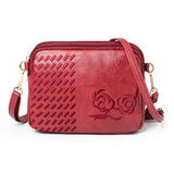 Embossed Decor Shoulder Bag