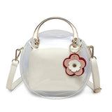 Transparent Flower Shoulder Bag
