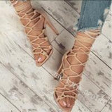 Mesh Heeled shoes