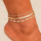 Crystal Set Anklet