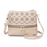 Embroidered Decor Shoulder Bag