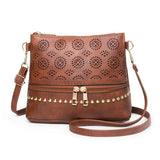 Embroidered Decor Shoulder Bag