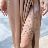 Crystal Layered Leg Accessory
