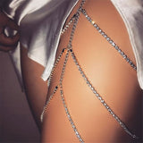 Crystal Layered Leg Accessory