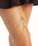 Crystal Layered Leg Accessory
