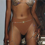 Crystal Layered Leg Accessory