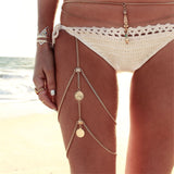 Crystal Layered Leg Accessory
