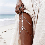 Crystal Layered Leg Accessory