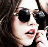 Retro Metal Spring Sunglasses