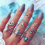 Vintage Crystal Star Ring