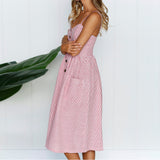 Polka Dots Summer Dress