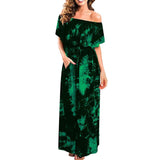 Printed Long Dress