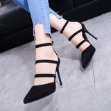 Black Style High Heels Shoes