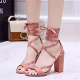 Laced Heels Shoes