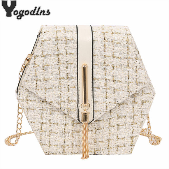 Hexagon Style Shoulder Bag