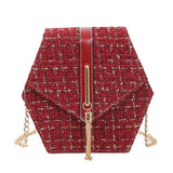 Hexagon Style Shoulder Bag